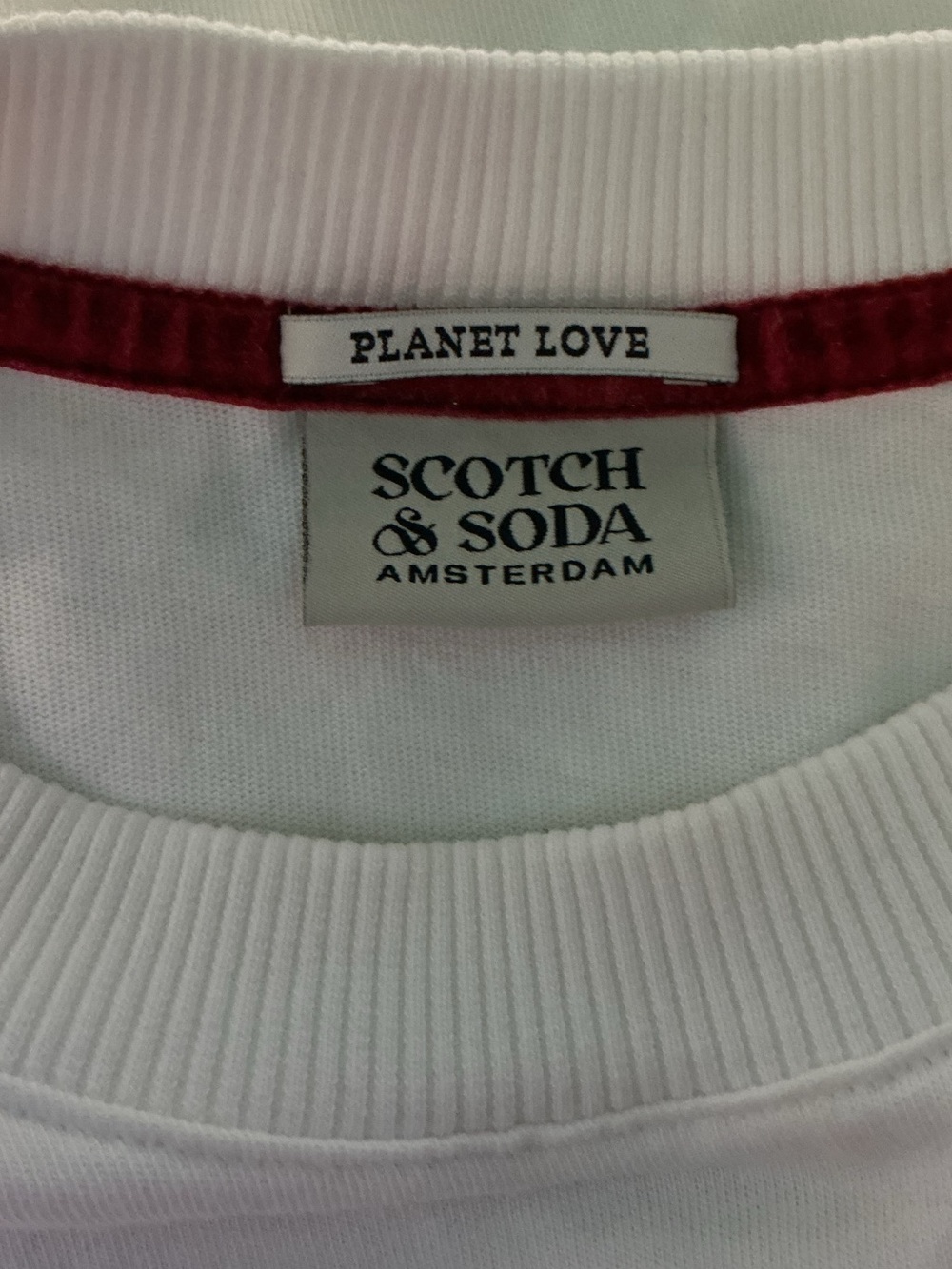 Scotch & Soda Cares Crop Down To Earth White T Shirt - Picture 3 of 11